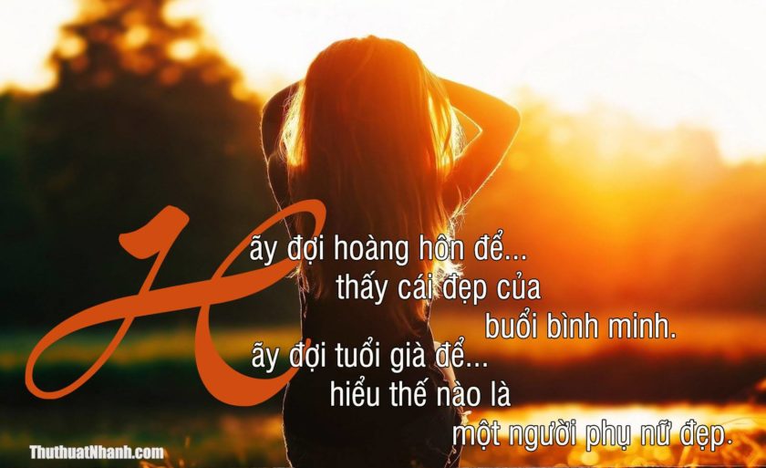 cau noi hay va cam xuc ve hoang hon