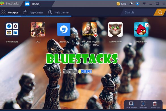 Tai BlueStacks - gia lap Android