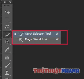 cong cu quick seletion tool va magic wand tool trong pts