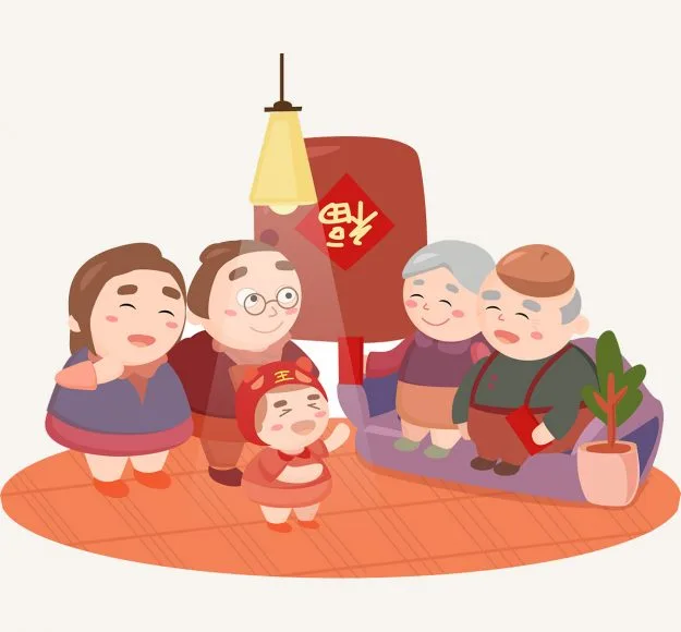 mau tranh de tai gia dinh ngay tet