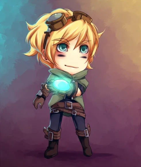 anh anime chibi lol Ezreal
