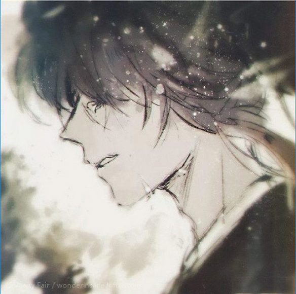 ảnh anime nam buồn