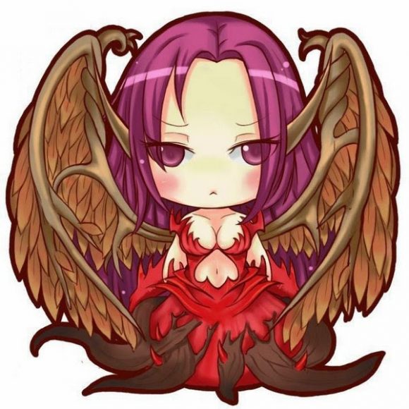 anh chibi tuong morgana game lol