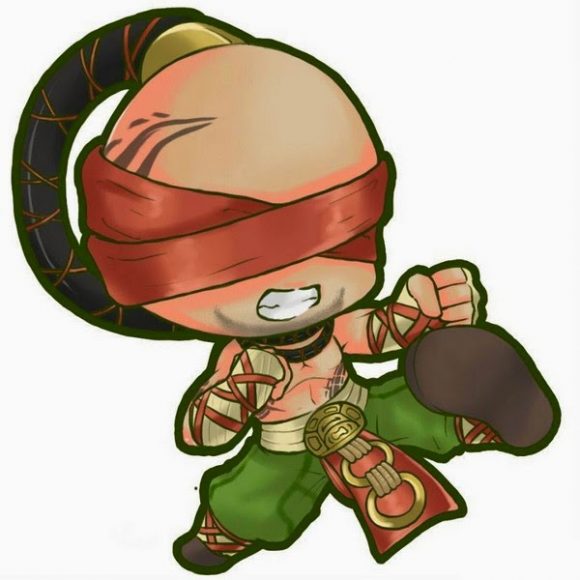 anh chibi Leesin lol