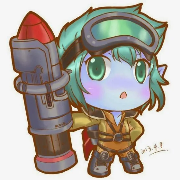 anh chibi tristana game lol