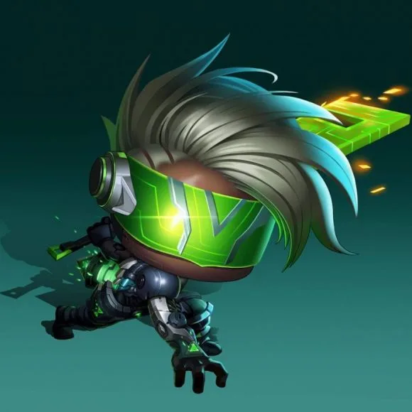 anime chibi lol Ekko