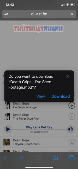 xac nhan download tren sanfari