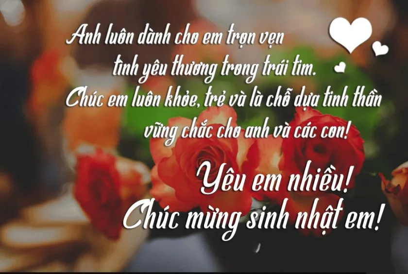 loi chuc mung sinh nhat tang vo yeu tinh cam