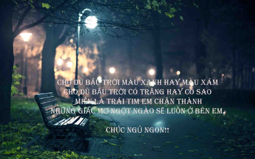 loi chuc ngu ngon lang man