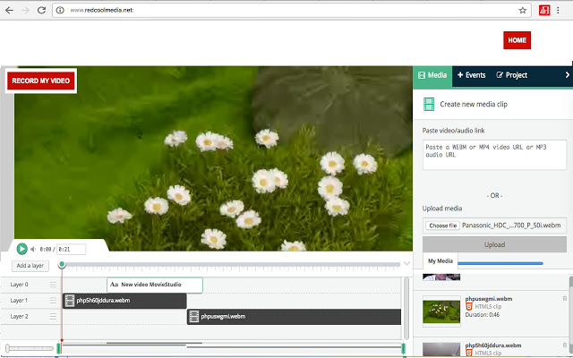 Movie Maker Online cong cu ghep nhac vao video online truc tuyen