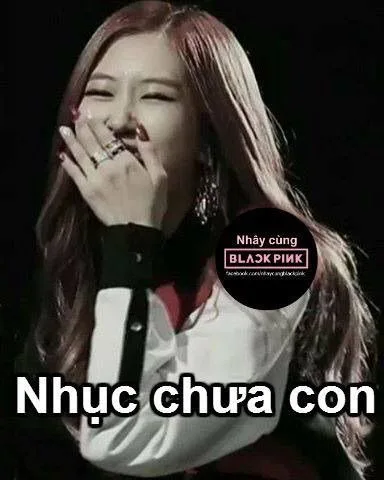 anh cmt che fb blackpink nhuc chua con