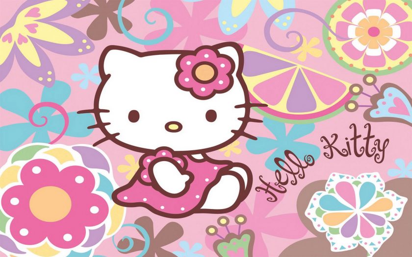 Ảnh mèo Hello Kitty đẹp cho bé.