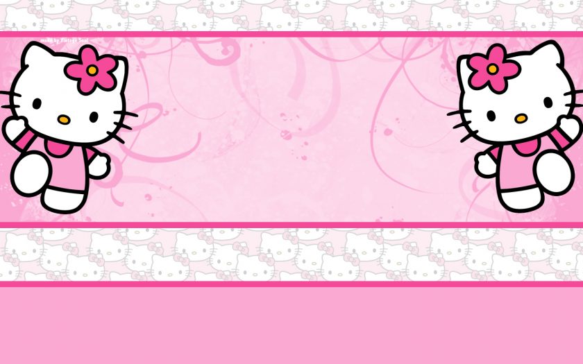 Ảnh slider powerpoint mèo Hello Kitty