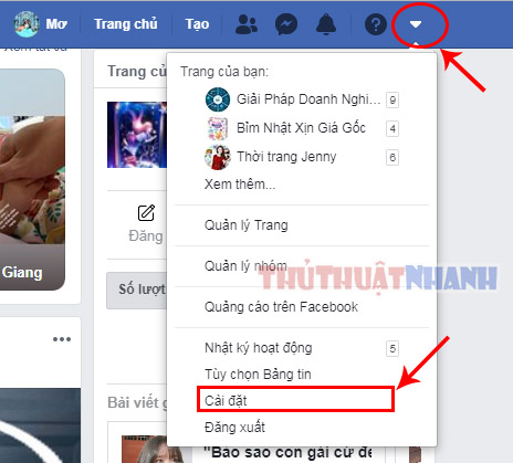 chon cai dat de thuc hien doi ten facebook tren may tinh