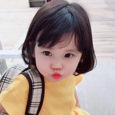 hinh anh em be gai han quoc cute dang yeu