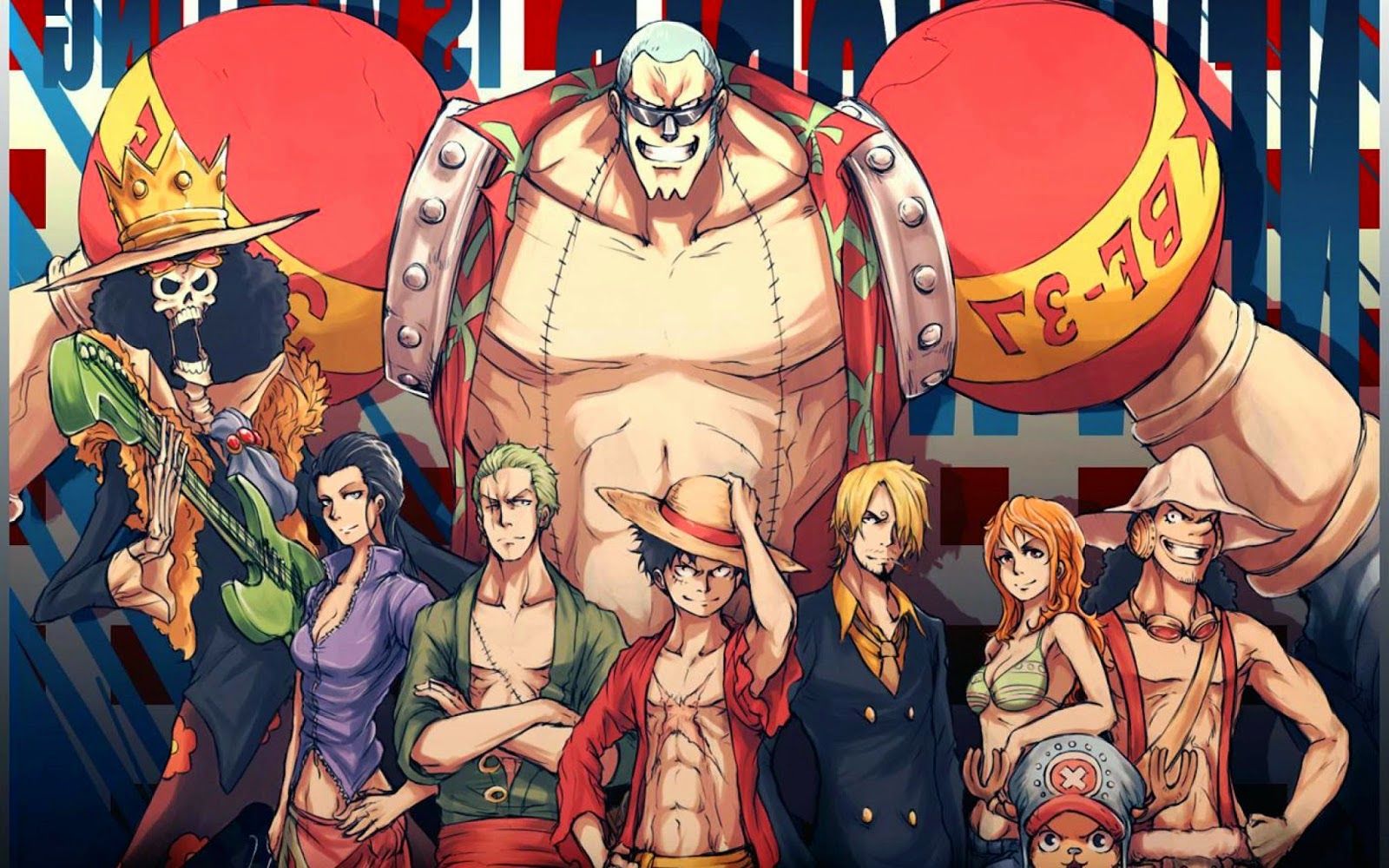 Luffy, Zoro và Nami trong One Piece Film: Red 4K tải xuống hình nền