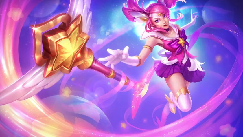 ảnh nền Lux vệ binh tinh tú game lol