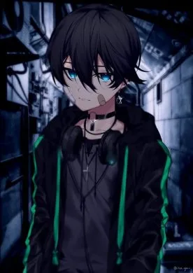 anh anime boy buon that tinh