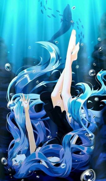 anh anime girl buon khoc dau long chay nuoc mat