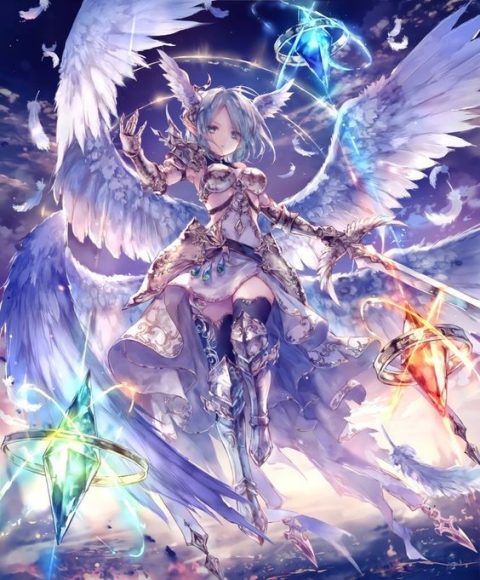 hinh anh anime thien than va ac quy dep nhat