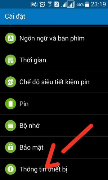 thong tin thiet bi tren may android
