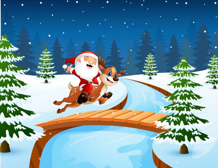 anh ong gia Noel cuoi tuan loc