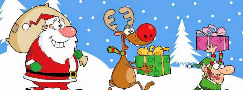 anh bia hoat hinh ong gia noel phat qua