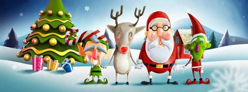 anh bia ong gia noel chuc mung giang sinh