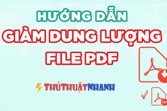 giam dung luong file PDF