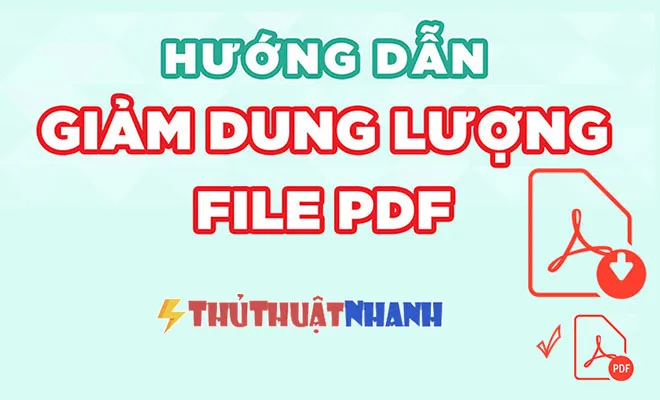 giam dung luong file PDF