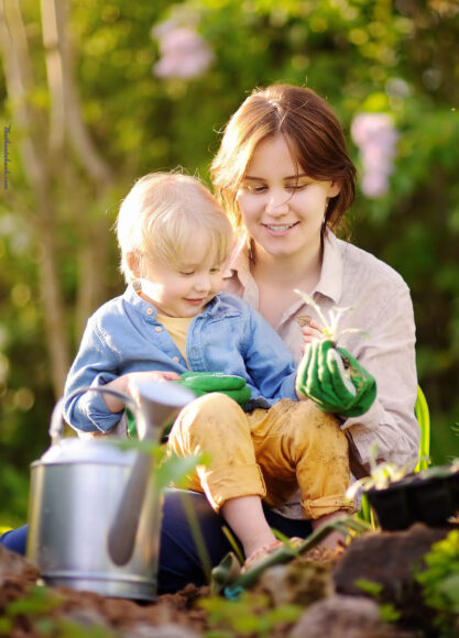 Hình ảnh mẹ và con trai