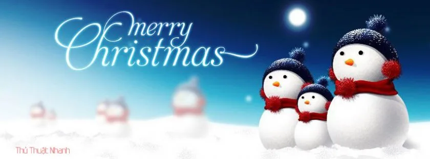 tai anh bia facebook nguoi tuyet noel