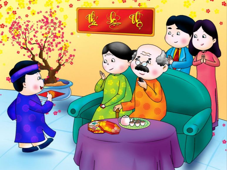 tranh ảnh ngày tết cổ truyền đẹp nhất