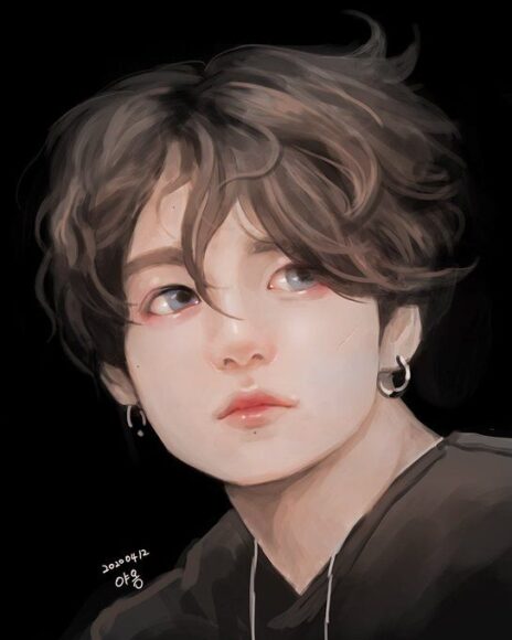 Ảnh anime nam buồn Hàn Quốc KPop