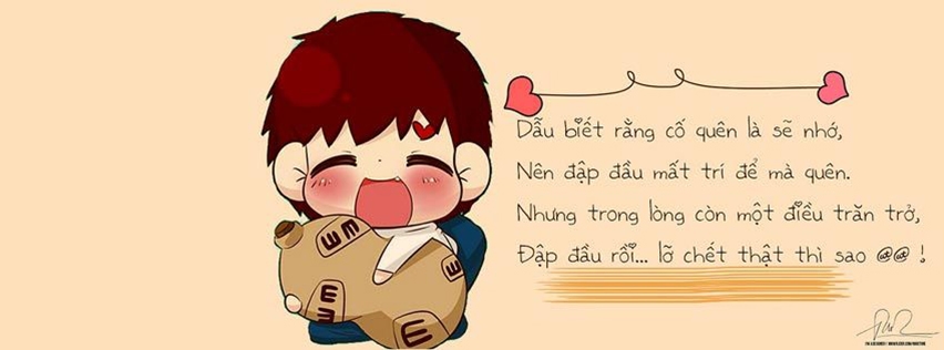 Ảnh bìa Facebook dễ thương, cute và đáng yêu nhất