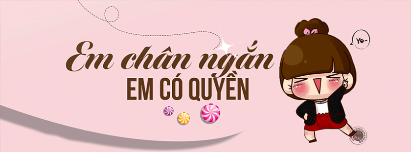 ảnh bìa fb chân ngắn siêu dễ thương