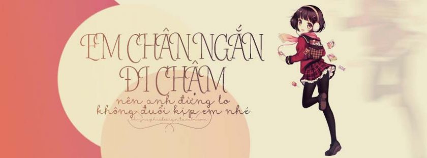 ảnh bìa fb tình yêu cho con gái chân ngắn dễ thương