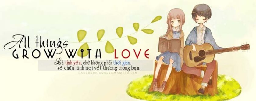 ảnh bìa fb tình yêu dễ thương dành cho cặp đôi đang yêu nhau
