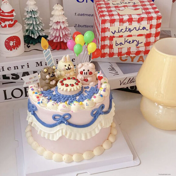 Hình ảnh bánh sinh nhật dễ thương