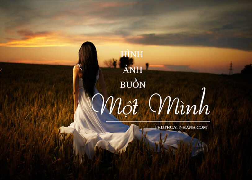 hình ảnh buồn một mình