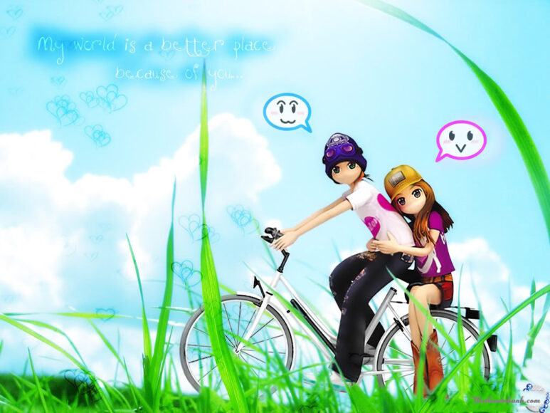 Hình ảnh đẹp về tình yêu lãng mạn, cute