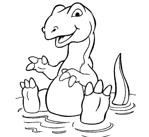 tô màu khủng long