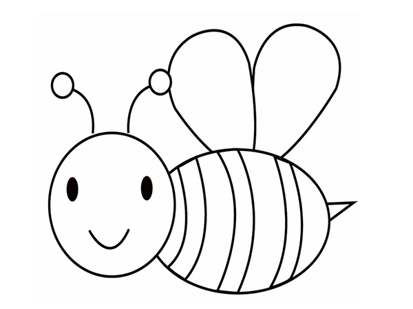 tranh tô màu con ong