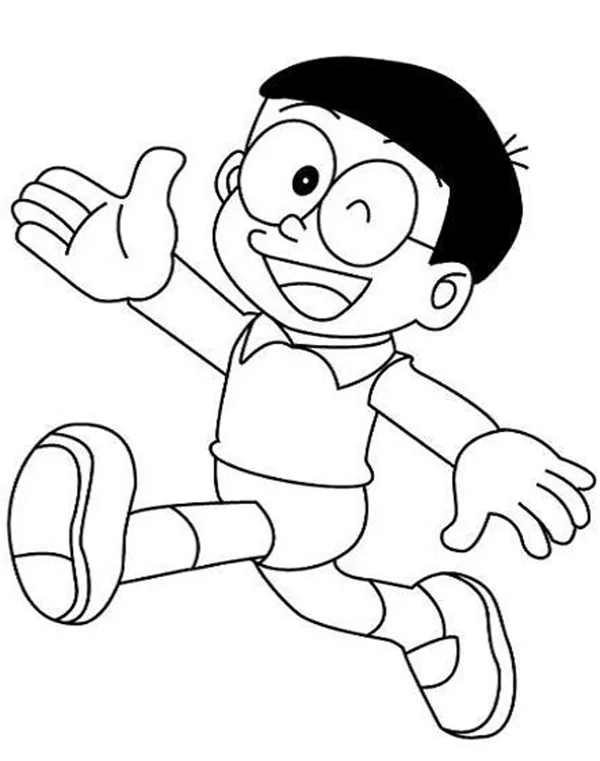 tranh to mau hinh nobita
