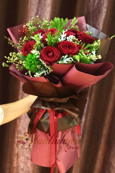 anh hoa valentine hoa hong