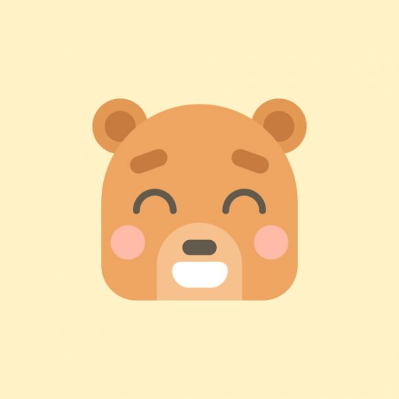 icon ban gau hien lanh cute