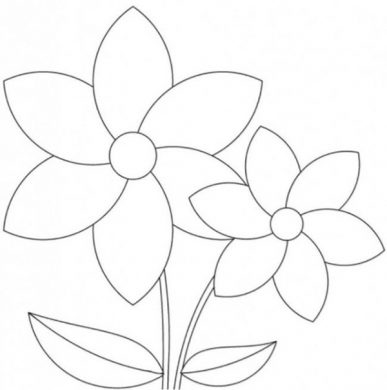 to mau bong hoa 6 canh