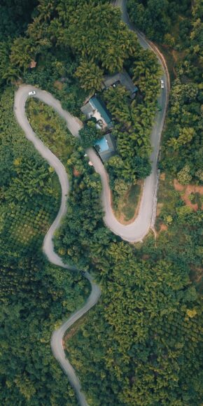 ảnh nền thiên nhiên và con đường cho đt