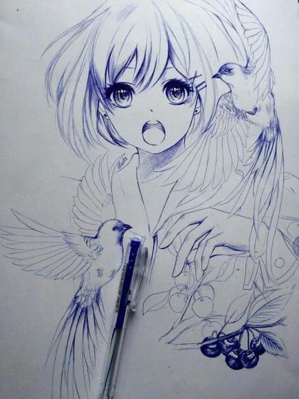 anh ve anime girl dep nhat