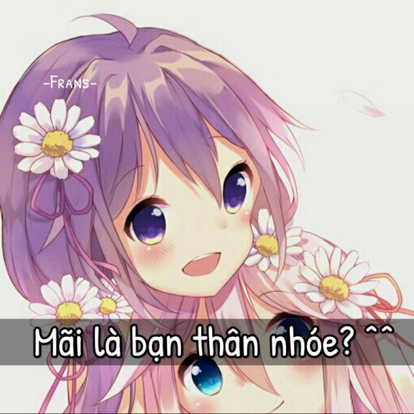 hinh anh anime buon dep co chu